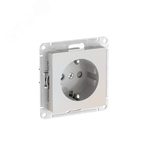 Изображение товара ATLASDESIGN РОЗЕТКА с заземлением со шторками, 16А, быстрозажимные клеммы, ЖЕМЧУГ (шт)
