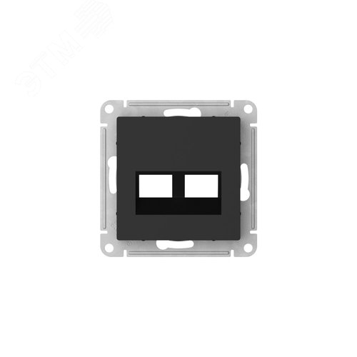 ATLASDESIGN НАКЛАДКА двойная для информационных функций типа Keystone, БЕЛЫЙ - фото 3