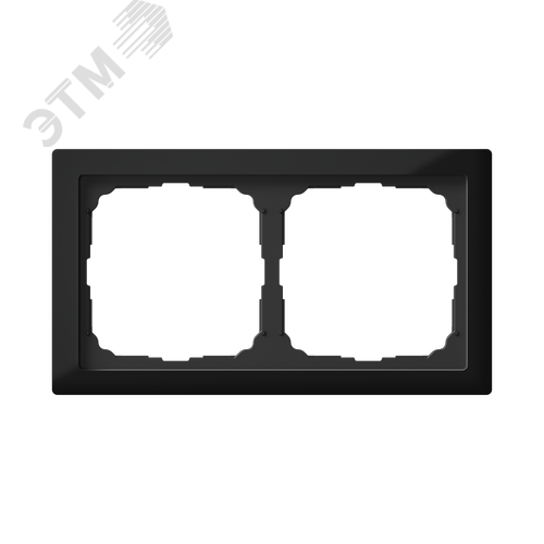 ARTGALLERY PURE 2-постовая РАМКА, ОРГАНИЧЕСКОЕ СТЕКЛО ЧЕРНЫЙ - фото 2