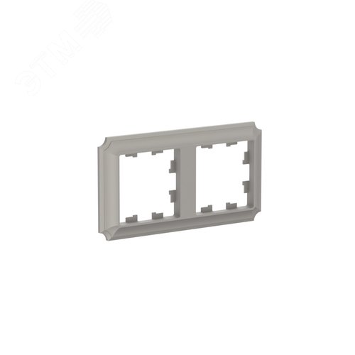 ATLASDESIGN ANTIQUE 2-постовая рамка, универсальная, ШАМПАНЬ - фото 3