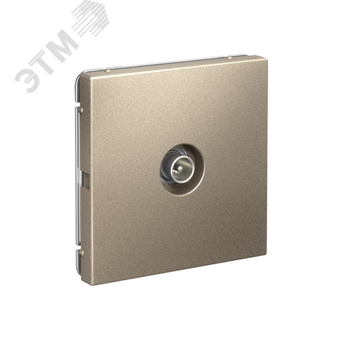 ARTGALLERY TV ТВ розетка проходная 4DB, механизм, шампань - фото 2