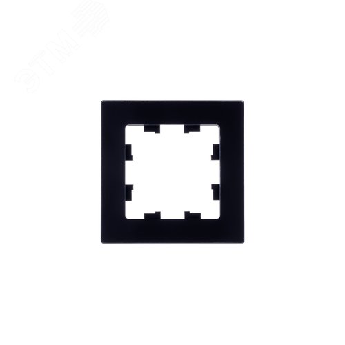 ATLASDESIGN NATURE 1-постовая РАМКА, НАТУРАЛЬНОЕ СТЕКЛО, ЧЕРНЫЙ - фото 3