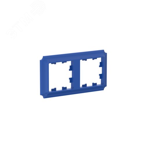 ATLASDESIGN ANTIQUE 2-постовая рамка, универсальная, АКВАМАРИН - фото 3