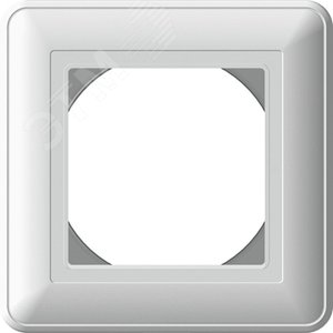 W59 Рамка 1 пост IP44 белая - фото 3