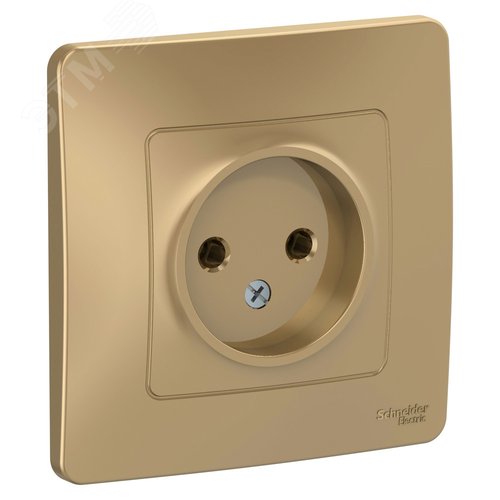 Изображение товара BLANCA скрытой установки розетка без заземления без шторок 16А, 250В, титан (шт)