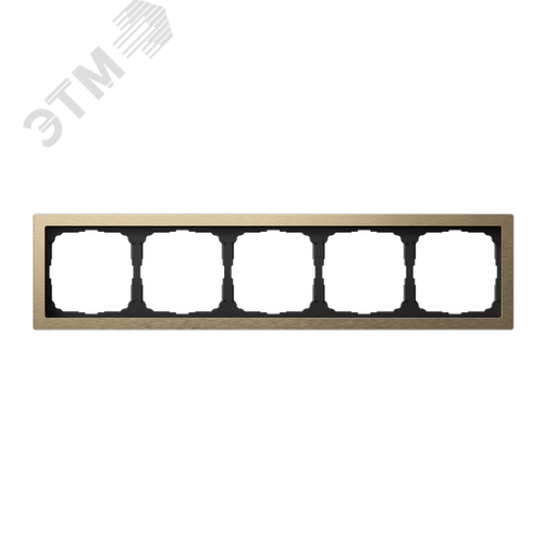 ARTGALLERY PURE 5-постовая РАМКА, МЕТАЛЛ ЛАТУНЬ - фото 2