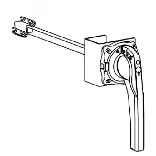 Изображение товара ВЫНОСНАЯ СТАНДАРТНАЯ ЧЁРНАЯ ПОВОРОТНАЯ РУКОЯТКА ДЛЯ ФРОНТАЛЬНОЙ УСТАНОВКИ НА SD630-1250 (шт)