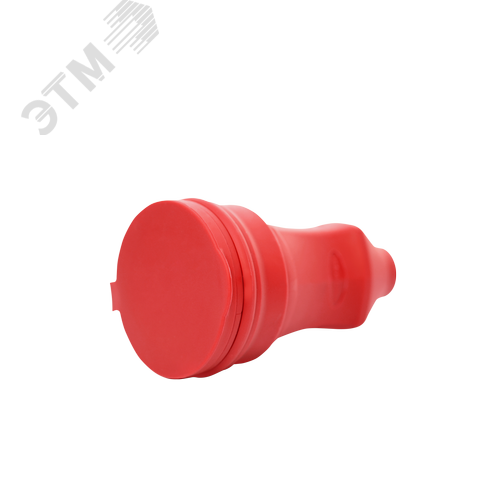 MultiSet Розетка 2К+З кабельная каучуковая 16А/250В IP44 Красная - фото 3