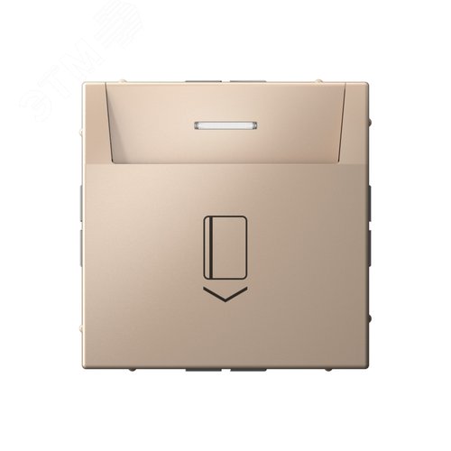 ARTGALLERY ВЫКЛЮЧАТЕЛЬ карточный 10А, без задержки времени, быстр.клемм., ПЕСОЧНЫЙ - фото 1