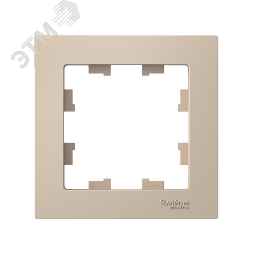 ATLASDESIGN рамка однопостовая, ПЕСОЧНЫЙ - фото 2