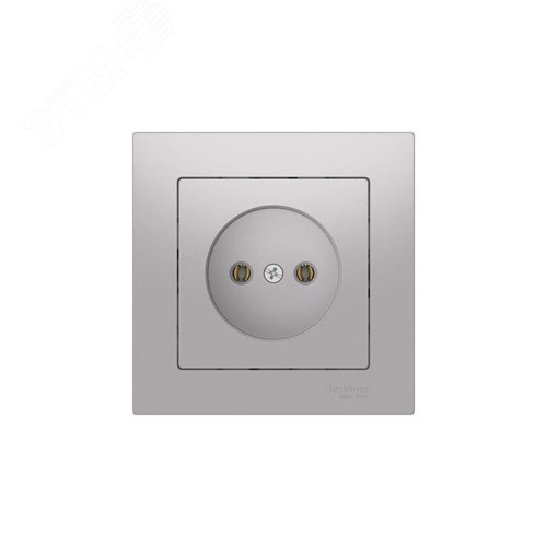 ATLASDESIGN РОЗЕТКА без заземления, 16А, в сборе, быстрозажимные клеммы, АЛЮМИНИЙ - фото 4