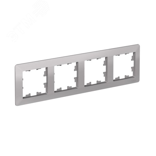 Изображение товара ATLASDESIGN AIR 4-постовая РАМКА, АЛЮМИНИЙ/дымчатый черный (шт)