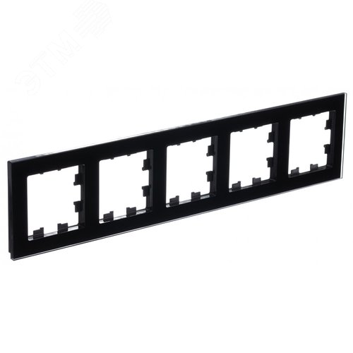 Изображение товара ATLASDESIGN NATURE рамка пятипостовая, ОРГАНИЧЕСКОЕ СТЕКЛО ЧЕРНЫЙ (шт)