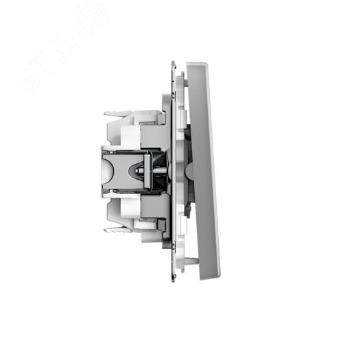 ARTGALLERY 2-клавишный ВЫКЛЮЧАТЕЛЬ ДЛЯ ЖАЛЮЗИ, 2х сх.4, 10А, механизм, быстрозажимные клеммы, СТАЛЬ - фото 3