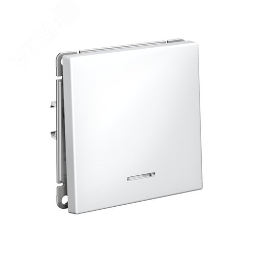 ARTGALLERY 1-клавишный выключатель с подсветкой, сх.1а, 10АХ, механизм, лотос - фото 2