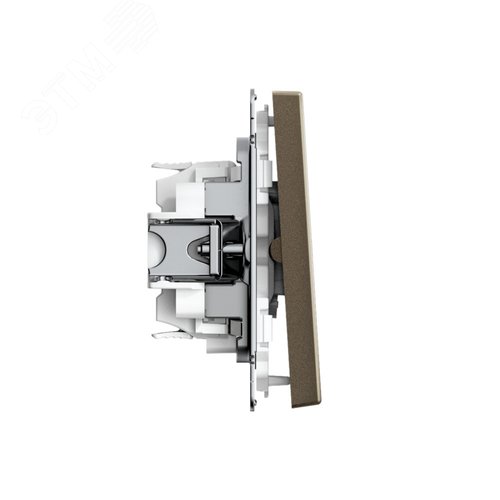 ARTGALLERY 2-клавишный ВЫКЛЮЧАТЕЛЬ ДЛЯ ЖАЛЮЗИ, 2х сх.4, 10А, механизм, быстрозажимные клеммы, МОККО - фото 3