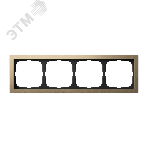 ARTGALLERY PURE 4-постовая РАМКА, МЕТАЛЛ ЛАТУНЬ - фото 2