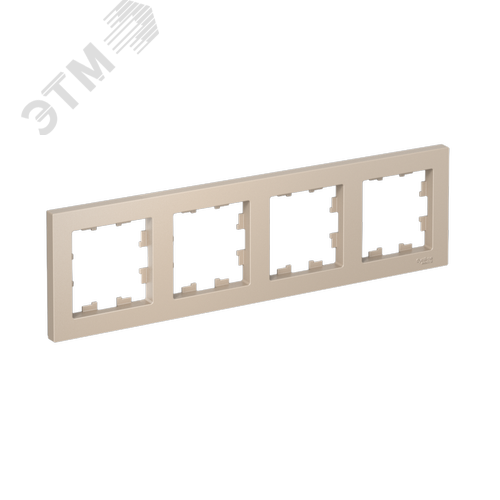 Изображение товара ATLASDESIGN рамка четырехехпостовая, универсальная, ПЕСОЧНЫЙ (шт)