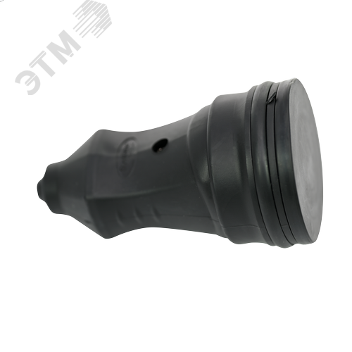 Розетка 2К+З кабельная каучуковая 16А/250В IP44 Чёрная MultiSet - фото 6