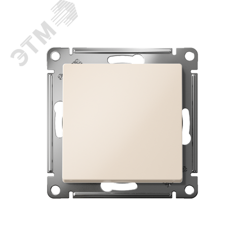 ATLASDESIGN ВЫКЛЮЧАТЕЛЬ с самовозвратом, сх.1, 10АХ, быстрозажимные клеммы, БЕЖЕВЫЙ - фото 2