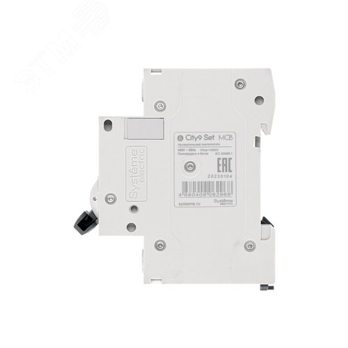 Выключатель автоматический двухполюсный 20А B 4.5kA 230В City9 Set - фото 4