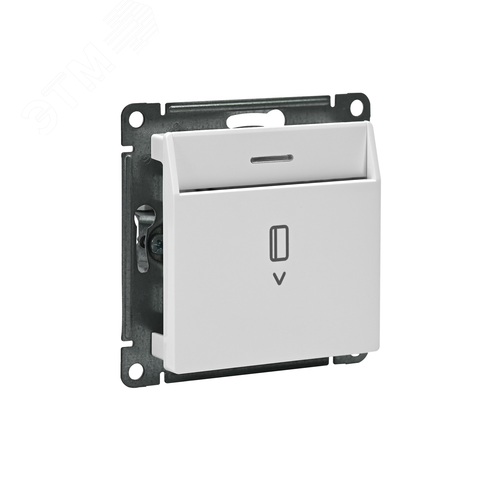 ATLASDESIGN ВЫКЛЮЧАТЕЛЬ карточный с подсветкой, 10А, без задержки отключения, механизм, БЕЛЫЙ - фото 9