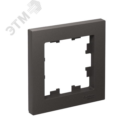 ATLASDESIGN 1-постовая РАМКА, БАЗАЛЬТ - фото 1