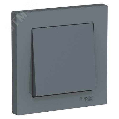 Изображение товара Выключатель одноклавишный ATLASDESIGN схема 1 10АХ в сборе грифель (шт)