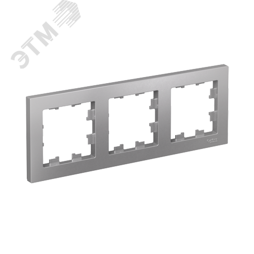 Изображение товара Рамка трехпостовая ATLASDESIGN универсальная алюминий (шт)