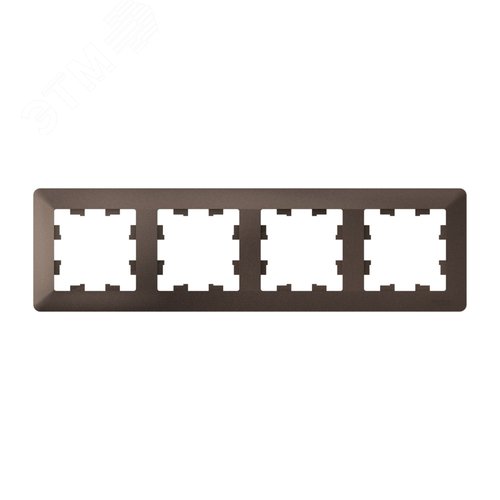 ATLASDESIGN AIR 4-постовая РАМКА, МОККО/дымчатый черный - фото 1