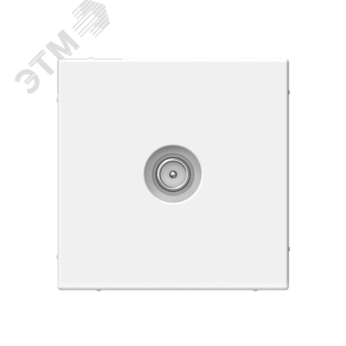 Изображение товара ARTGALLERY TV ТВ розетка проходная 4DB, механизм, белый (шт)