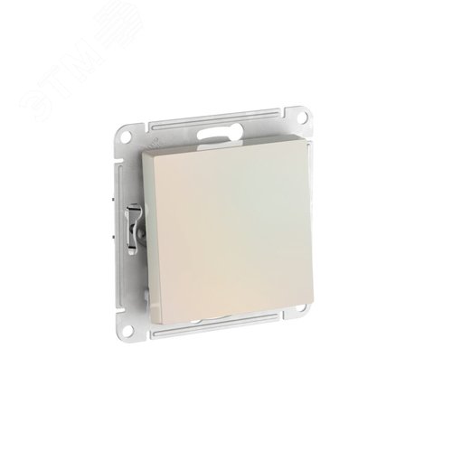 Изображение товара ATLASDESIGN ВЫКЛЮЧАТЕЛЬ с самовозвратом, сх.1, 10АХ, быстрозажимные клеммы, ЖЕМЧУГ (шт)