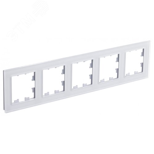 Изображение товара ATLASDESIGN NATURE рамка пятипостовая, ОРГАНИЧЕСКОЕ СТЕКЛО БЕЛЫЙ (шт)