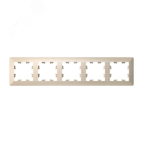 ATLASDESIGN AIR 5-постовая РАМКА, БЕЖЕВЫЙ/дымчатый белый - фото 1