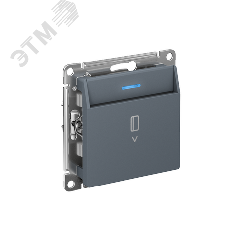 ATLASDESIGN ВЫКЛЮЧАТЕЛЬ карточный с подсветкой, 10А, без задержки отключения, механизм, ГРИФЕЛЬ - фото 2