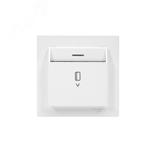 ATLASDESIGN ВЫКЛЮЧАТЕЛЬ карточный с подсветкой, 10А, без задержки отключения, механизм, БЕЛЫЙ - фото 11