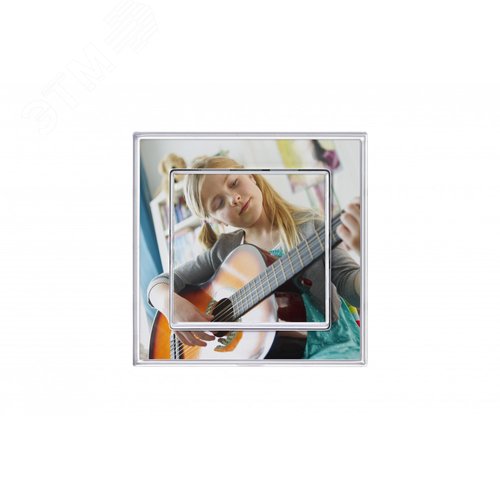 Выключатель одноклавишный ATLASDESIGN Art схема 1 10АХ механизм с возможностью установки            персонального изображения под клавишу - фото 18