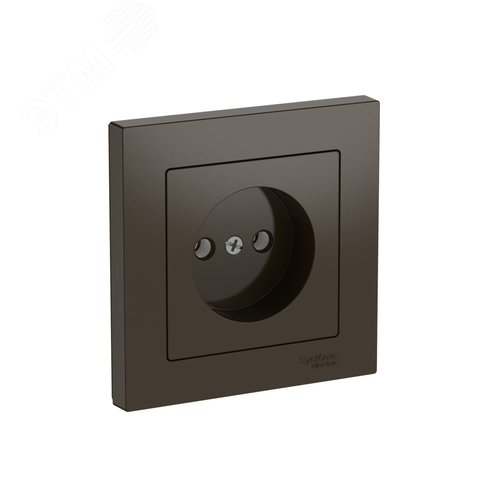 ATLASDESIGN РОЗЕТКА без заземления, 16А, в сборе, быстрозажимные клеммы, МОККО - фото 1