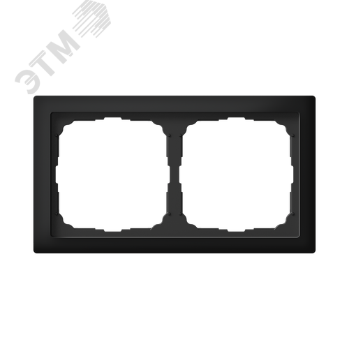 ARTGALLERY PURE 2-постовая РАМКА, МАТОВОЕ ОРГАНИЧЕСКОЕ СТЕКЛО ЧЕРНЫЙ - фото 2