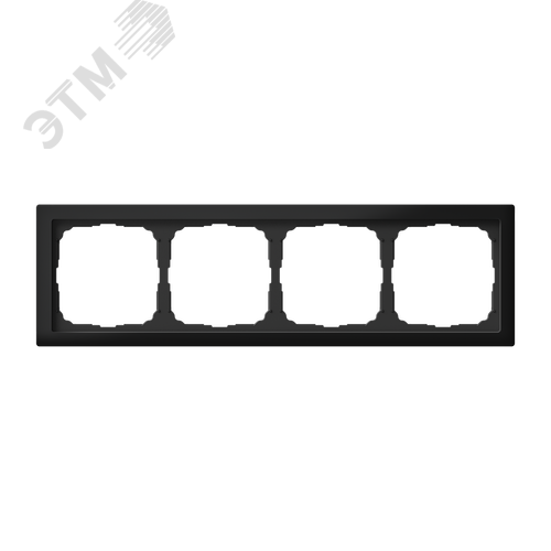 ARTGALLERY PURE 4-постовая РАМКА, МАТОВОЕ ОРГАНИЧЕСКОЕ СТЕКЛО ЧЕРНЫЙ - фото 2