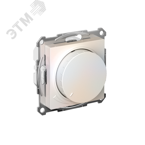 Изображение товара ATLASDESIGN СВЕТОРЕГУЛЯТОР (диммер) повор-нажим, LED, RC, 400Вт, мех., ЖЕМЧУГ (шт)