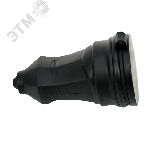 Розетка 2К+З кабельная каучуковая 16А/250В IP44 Чёрная MultiSet - фото 4