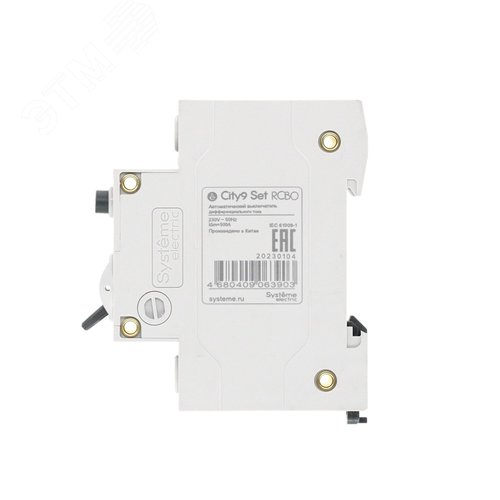 Выключатель автоматический дифференциального тока (Автоматический выключатель дифференциального тока АВДТ) 1P+N С 32А 4.5kA 30мА Тип-A 230В City9 Set - фото 4