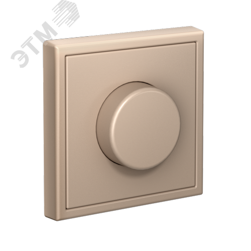 ARTGALLERY светорегулятор (диммер) повор-нажим, LED, RC, 400Вт, механизм, песочный - фото 4