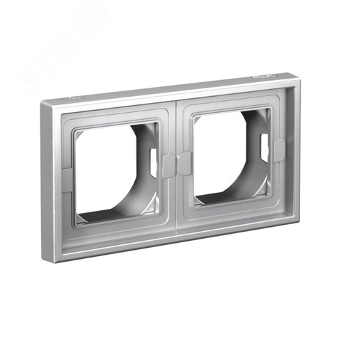 ARTGALLERY рамка 2-постовая IP44,  алюминий - фото 2