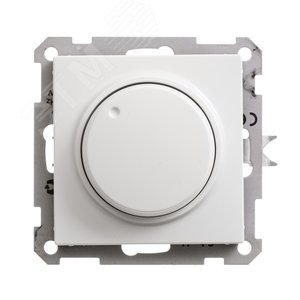Изображение товара W59 светорегулятор (диммер) поворотный 400Вт 230В механизм БЕЛЫЙ (шт)