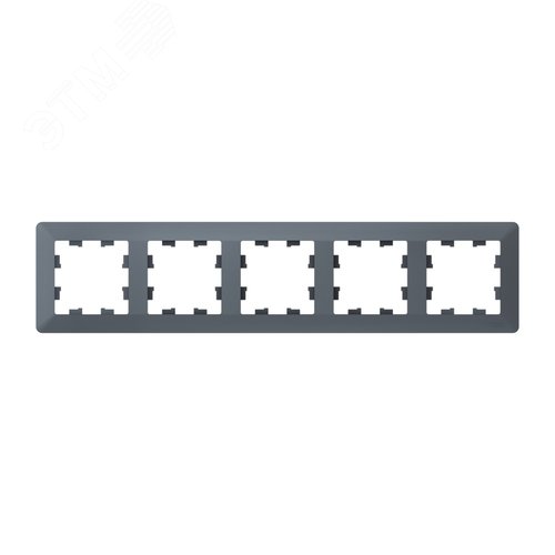 ATLASDESIGN AIR 5-постовая РАМКА, ГРИФЕЛЬ/дымчатый черный - фото 1