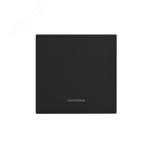 ARTGALLERY 1-клавишный ВЫКЛЮЧАТЕЛЬ КНОПОЧНЫЙ с подсв., 10А, механизм, КАРБОН - фото 4