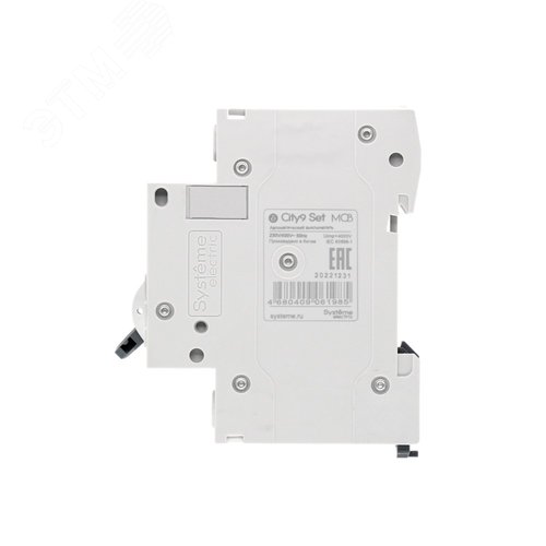 Выключатель автоматический однополюсный 20А С 4.5kA 230В City9 Set - фото 4