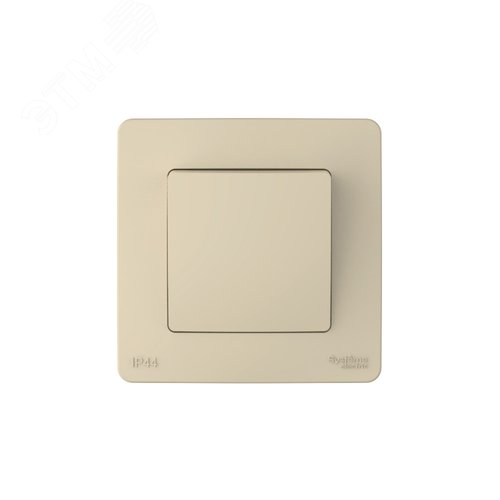 BLANCA С/У IP44 1-клавишный ПЕРЕКЛЮЧАТЕЛЬ (сх.6), 10AX, 250В, БЕЖЕВЫЙ - фото 3